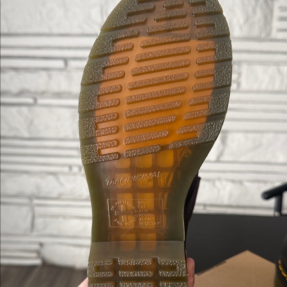 Dr. Martens Black Boots with Yellow Stitching - Picture 4 of 8